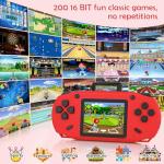 16 Bit Retro Handheld Game Player with 200 Games