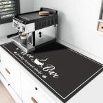 CooRug Coffee Mat - Stylish & Absorbent 17" x 32