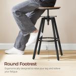 Adjustable Swivel Bar Stools Set of 2