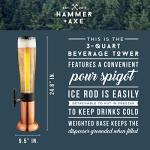 Hammer + Axe 88 oz Beverage Dispenser with Tap
