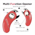 Kitchen Mama Epic Multifunction Magnetic Opener - Red