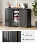 Lamtor 53" Coffee Bar Cabinet with Fridge Space