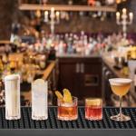 2 Pack 24" Non-Slip Bar Mats with Towel