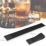 2 Pack 24" Non-Slip Bar Mats with Towel