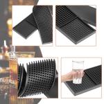 2 Pack 24" Non-Slip Bar Mats with Towel