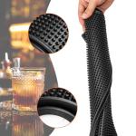 2 Pack 24" Non-Slip Bar Mats with Towel