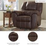 Ashley McGann Brown Faux Leather Recliner