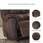 Ashley McGann Brown Faux Leather Recliner