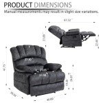 Cozy Velvet Recliner Chair for Your Man Cave