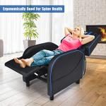 Powerstone Ergonomic Gaming Recliner Chair with Footrest