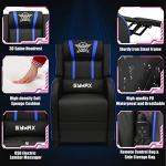 Powerstone Ergonomic Gaming Recliner Chair with Footrest