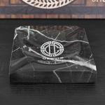 Personalized Black Marble Cigar Ashtray for All Use