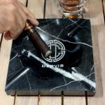 Personalized Black Marble Cigar Ashtray for All Use