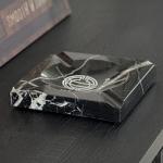 Personalized Black Marble Cigar Ashtray for All Use