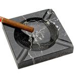 Personalized Black Marble Cigar Ashtray for All Use