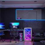 LED Light Up Beverage Refrigerator for Gamers