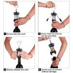 Multifunctional Wing Corkscrew Wine Opener Set