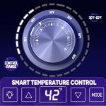 LED Light Up Beverage Refrigerator for Gamers