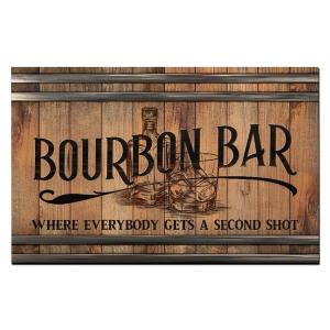 Rustic Bar Mat for Home Bar and Countertop