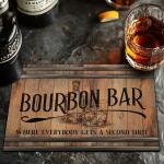 Rustic Bar Mat for Home Bar and Countertop