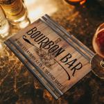 Rustic Bar Mat for Home Bar and Countertop