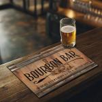 Rustic Bar Mat for Home Bar and Countertop