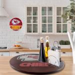 Kansas City Chiefs 18” Wooden Lazy Susan