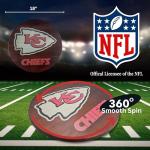 Kansas City Chiefs 18” Wooden Lazy Susan