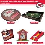 Kansas City Chiefs 18” Wooden Lazy Susan