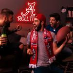 University Football Team Neon Wall Sign