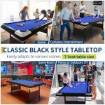 7 Ft Folding Pool Table for Fun Game Nights