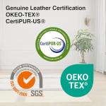 Beige Leather Recliner Chair for Comfort and Style