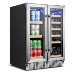 24 Inch Dual Zone Wine and Beverage Cooler