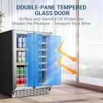 24 Inch Dual Zone Wine and Beverage Cooler