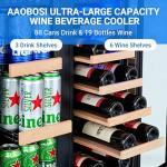 24 Inch Dual Zone Wine and Beverage Cooler