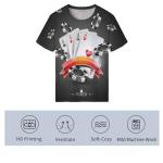 3D Poker Chips and Cards Men's T-Shirt