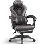 Dowinx Massage Gaming Chair with Footrest for Adults