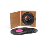 Vinyl Record Coasters for Drinks - Set of 6