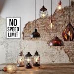 Funny No Speed Limit Metal Sign for Man Cave