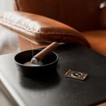 Corojo Cast Iron Cigar Ashtray with Rest