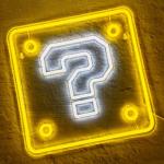 VIKLIU Dimmable Question Block Neon Sign