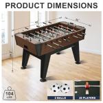 58-Inch Foosball Table for Home Game Room