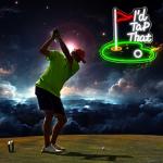 Golf Neon Wall Sign for Man Cave Decor