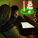 Golf Neon Wall Sign for Man Cave Decor