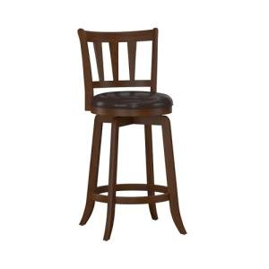 Hillsdale Swivel Counter Stool in Cherry Finish