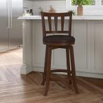 Hillsdale Swivel Counter Stool in Cherry Finish