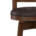 Hillsdale Swivel Counter Stool in Cherry Finish