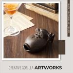 Bigfoot Sculpture and Ashtray for Men