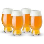 Set of 4 Witbier Glasses, Lead-Free Crystal