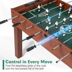 48in Foosball Table with Balls and Cup Holders